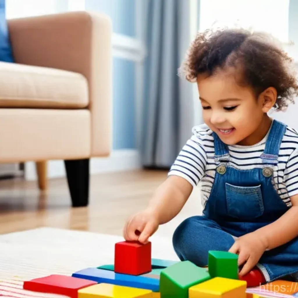 영유아 수학 교육 - **Prompt:** A vibrant, high-definition photograph of a cheerful 4-year-old child (ambiguous gender, ...